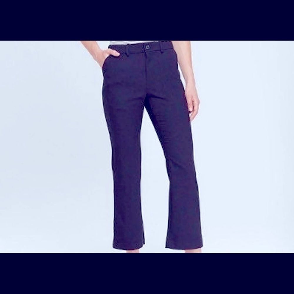 🛍A New Day Bootcut Straight  Wide Leg Twill Pants High Rise Size:6